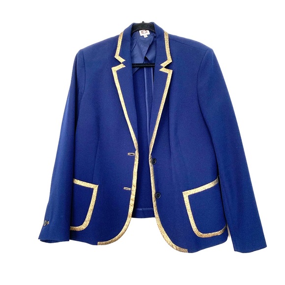 Anne Klein Tops - Blue and gold Anne Klein Blazer